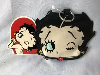 Betty Boop 2005 Nwt Plastic Change Purse/coin Holder - Adorable