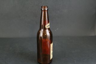 Vintage Seneca Club Export Brew Beer Paper Label Amber Bottle 12 OZ NY 425 3