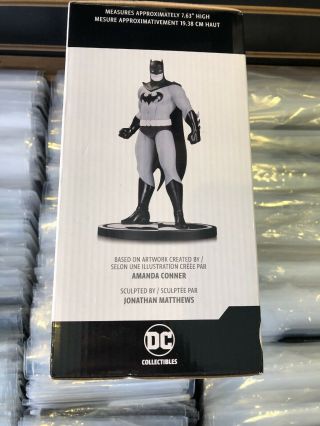 DC Collectibles Black and White Batman Amanda Conner Statue 4