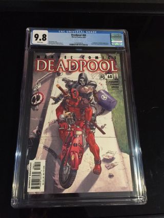 Dead Pool 68 Cgc 9.  8 White Pages Taskmaster & Ratbag App