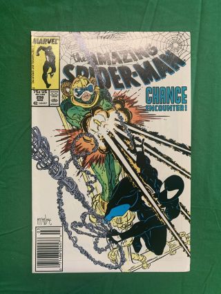 The Spider - Man 298 (mar 1988,  Marvel) Todd Mcfarland 1st Cameo Of Venom