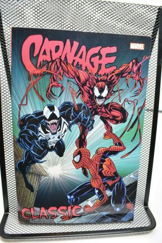 Carnage Classic Marvel Comics Tpb Rare Oop Venom Spider - Man 361 450 Mind Bomb