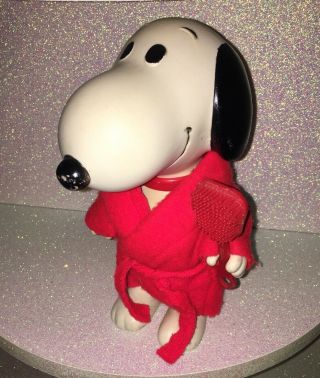 Vintage Knickerbocker (1958 1966) - - - - 9 " Snoopy Jointed Bath Tubtime Figure
