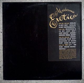 Madonna - Erotica Promo Only Usa Vinyl 2x12” Remix Set.  Unplayed