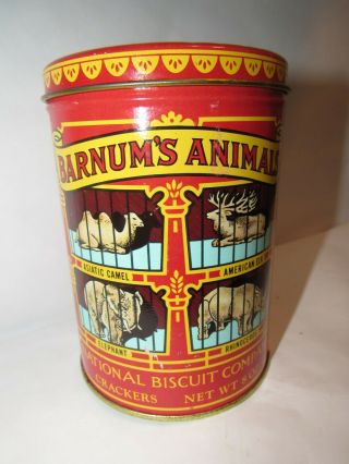 1979 Vintage National Biscuit Company Crackers Empty Tin Box Barnum 