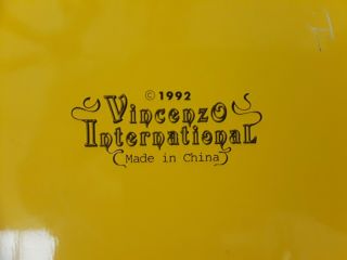 Vintage Tin Vincent international old world map extra large tin 3