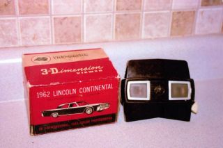 1962 Lincoln Continental View - Master Promotional Box W/ View - Master
