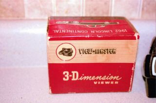 1962 Lincoln Continental View - Master Promotional Box w/ View - Master 3