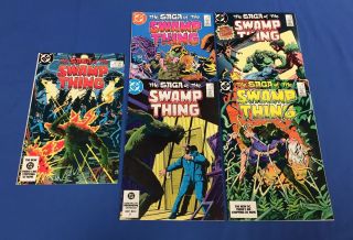 Swamp Thing 20 21 22 23 24 : First Alan Moore : Dc 1984 : Copies