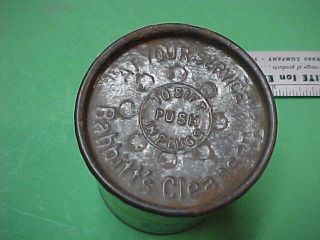 Vintage Miniature BABBITT ' S CLEANSER Tin,  Sample Size? 4