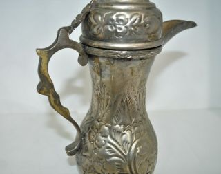 Antique Islamic Middle Eastern Arabic Persian Dallah Bedouin Oman Coffee Pot 4