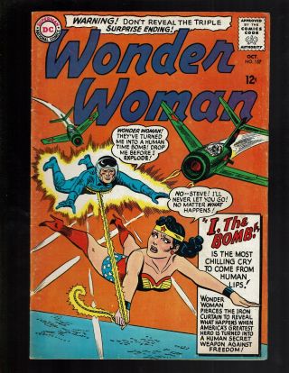 Wonder Woman 157 F - 5.  5 I.  The Bomb 1st Egg Fu Hippolyta Steve Trevor R.  Andru