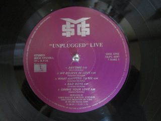 McAuley Schenker Group Unplugged Live 1993 Korea Orig Vinyl LP INSERT MSG 5