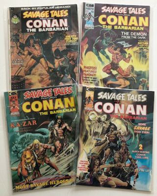 Savage Tales Featuring Conan (ka - Zar • Marvel • Brunner,  Morrow,  Adams • 1973)