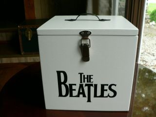 The Beatles 45 Rpm Record Carry Case Quality Solid Wood &