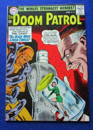 Doom Patrol 88 1964 Silver Age Origin Of The Chief