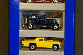 Hot Wheels FORD 5 Car Gift Pack,  1/64 Scale,  XLNT,  1993 4