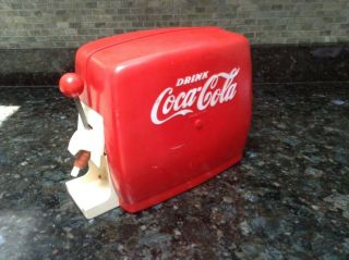 Vintage Plastic Drink Coca - Cola Red Soda Dispenser Machine Toy