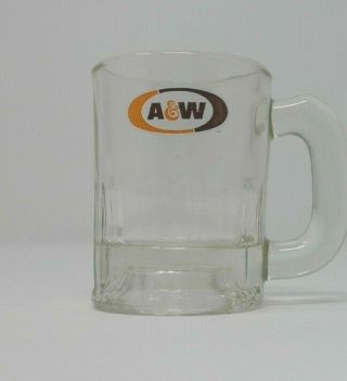 Vintage Small Mini A & W Root Beer Mug Cup - 3.  25 " Tall Miniature