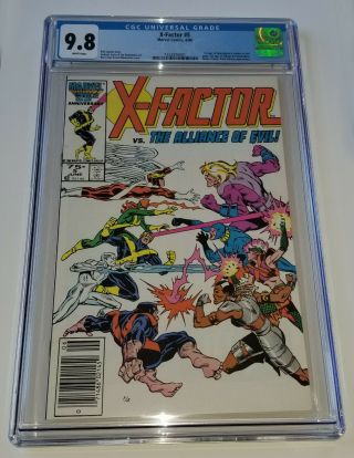 X - Factor 5 Cgc 9.  8,  White Pages,  1st Cameo Apocalypse