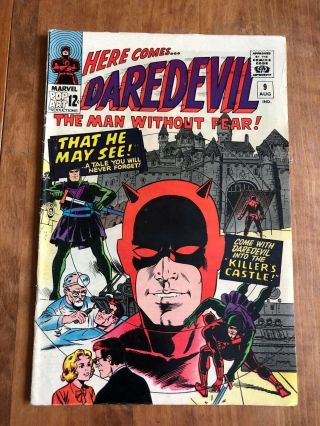 Daredevil Marvel Comic 9 1965