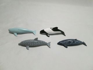 1996 Play Visions Dolphin,  Porpoise,  Whale Toys,  Pv Marine Animal Figures