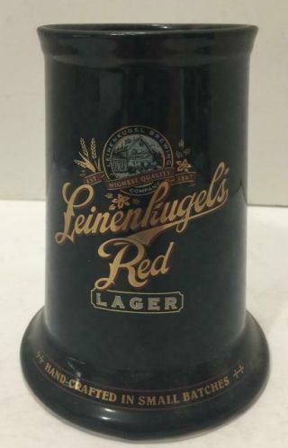 Rare Vintage 1994 Leinenkugels Red Lager Beer Stein/black