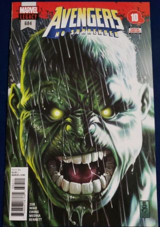 Avengers 684 (1st Immortal Hulk,  1st Print) Nm Or Better