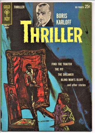 Gold Key Comics Boris Karloff Thriller 2 January 1963 F/ Vf