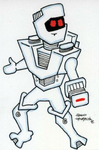 Fred Hembeck Sketch Card: Rom Space Knight (marvel) 1/1