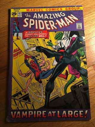 1971 Marvel Spider - Man 102 2nd Appearance Morbius Fine,  B2