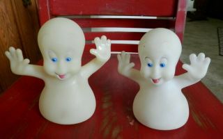 Two Vintage Casper The Friendly Ghost Hand Puppets 1995 Usc & Amblin