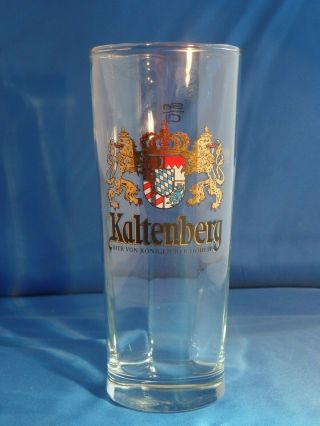 Kaltenberg Germany Brewery Beer Glass/mug W/ Golden Rim 0.  5 L
