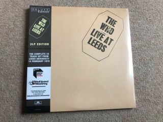 The Who Live At Leeds Deluxe 3 Lp Edition