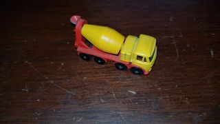 Lesney Matchbox No.  21 Foden Concrete Truck Vintage 1960 ' s Yellow & Red England 3
