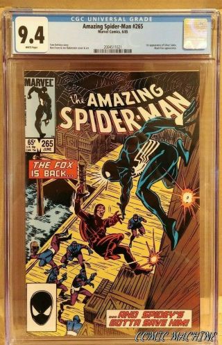 Spider - Man 265 1st Appearance Of Silver Sable Cgc 9.  4
