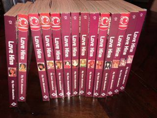 Love Hina By Ken Akamatsu - Complete Series Vol 1 - 14 Manga (english)