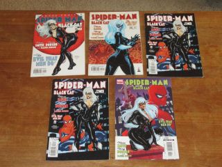 Spider - Man And The Black Cat 1 2 3 3 4 Higher Grade 5 Comics Kevin Smith Dodson