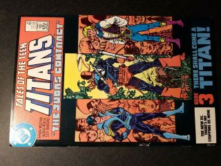 Tales Of The Teen Titans Comic Book 44 Dc 1st Nightwing 1984 Near,  Unread