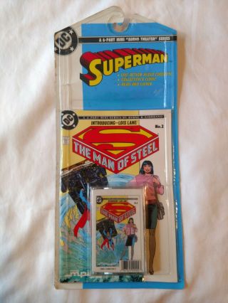 Superman Man Of Steel Comic Cassette Set 2 Lois Lane Unread