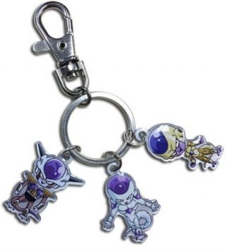 Dragon Ball Golden Frieza Keychain Key Chain Dbz Dbs Charm Set License