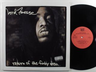 Lord Finesse Return Of The Funky Man Giant Lp Vg,  /nm Promo