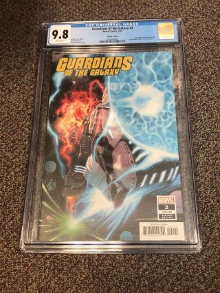 Guardians Of The Galaxy 2 Variant Dark Guardians Cates Scalera Variant Cgc 9.  8