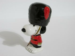 Snoopy Peanuts Charlie Brown Determined Rare Ceramic Figure Figurine 1977