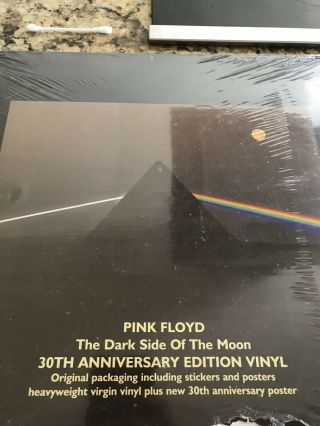 Pink Floyd The Dark Side of the Moon LP 30th Anniversary Edition Vinyl 3