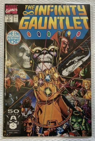 The Infinity Gauntlet Complete Issues 1,  2,  3,  4,  5,  6
