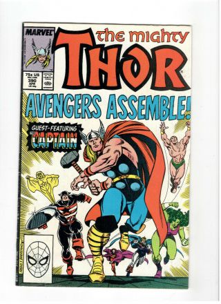 Thor 390 1st Captain America Lifts Hammer (mjolnir) Avengers Endgame