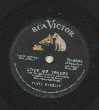 Elvis Presley,  " Love Me Tender "