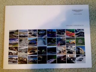2012 Aston Martin Db9 Dbs Vantage V8 Driving Experience Brochure And Dvd