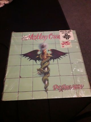 Lp - Motley Crue - Dr Feelgood Vinyl Record Elektra 1989 12 "